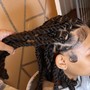 Small-Medium Knotless Braids