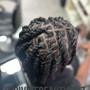 Medium Loc Retwist $80+