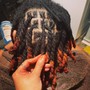 Retwist Dreadlocks (Ear Length)