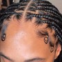 Ponytail Feedin cornrows (DM BEFORE BOOKING)