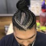 Men’s box braids( small )