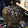 Kid’s straight back cornrows