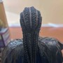 Large Knotless Braids