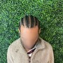 Men’s Large Straight Back Braids