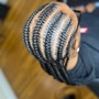 Flat twist up-do