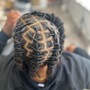 4 Men cornrow Braids