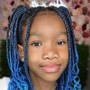 Kid's jumbo knotless braids