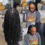 Straight back Cornrows (2-3)