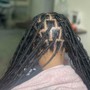 Medium Boho Knotless Braids