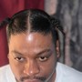 Men's Braids twist out (no locs)