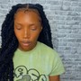 Medium knotless braids standard length