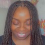 Knotless braids(medium)