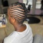 Two strand Twist on Natural hair(medium)