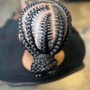 Small boho Knotless Box Braids (shoulder)