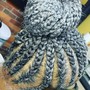 Bantu knots natural large