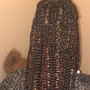 Feed In Braids + Box Braids