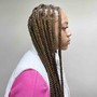 Large Knotless Braids