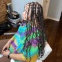 Color Braiding hair