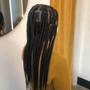 Large Knotless Box Braids