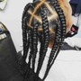 Large Box Braids Style