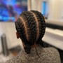 Feed-in/stitch Braids/