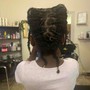 Kid's Loc Retwist and style Rope twist/ braids