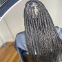 Smedium Knotless Braids