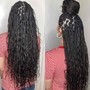 Medium Boho Knotless (HUMAN HAIR INCLUDED)