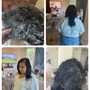 Severe matted hair detangling