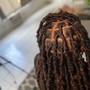 Short butterfly locs