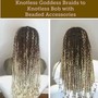 French Curl Knotless Braids