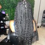 Medium Boho Knotless Braids