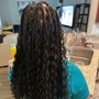 Medium Boho Knotless Braids