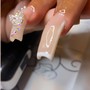 Scattered Bling Nail (per nail)