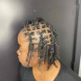 Natural hair Take down braids