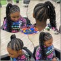 Girl’s French Braids