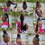 Midback Extra Small Knotless Braids