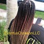 Straight Braids ( 12-20 braids)