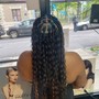 Medium Knotless Boxbraids[Mid-Back]