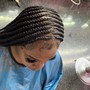 Boho knotless braids