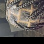 Large Knotless box braids