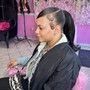 Feed-in Braids W/ extensions in the back