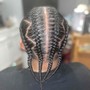 6 feed in stitch braids