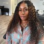 Closure wig install