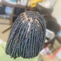 Kids Knotless braids w/beads  (no weave)