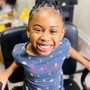 double Knotless braids (kids style)