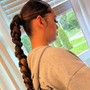 Sleek Braided Ponytail