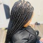 Large goddess box braids