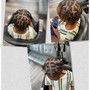 Boys feed-in braids