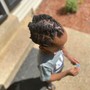 Kid's retwist and style